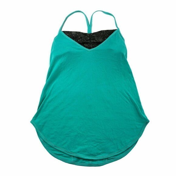 Lululemon Roll Out Tank Bali Breeze Gator Green - Picture 2 of 9